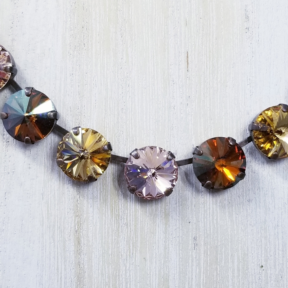 Lucky Brand Necklace and Bracelet set Fall tones